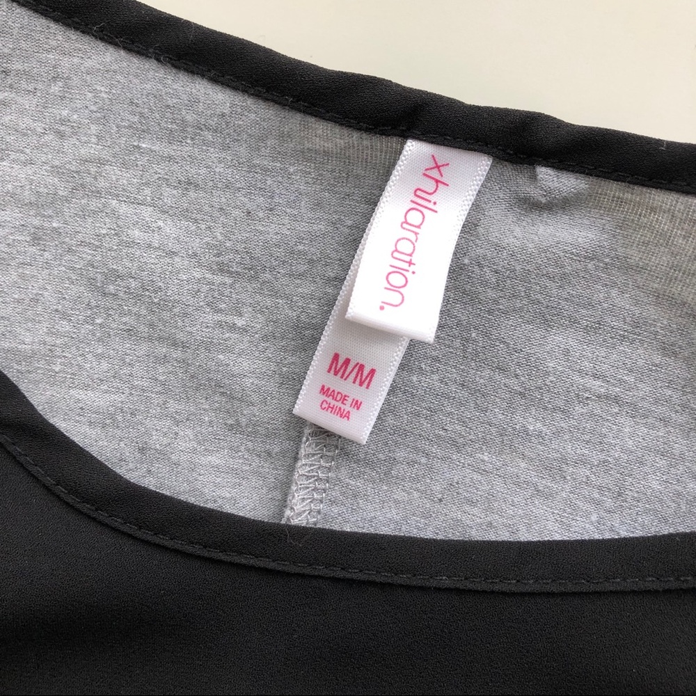 Xhiliration Hi-Lo Raglan Top - Picture 5 of 5